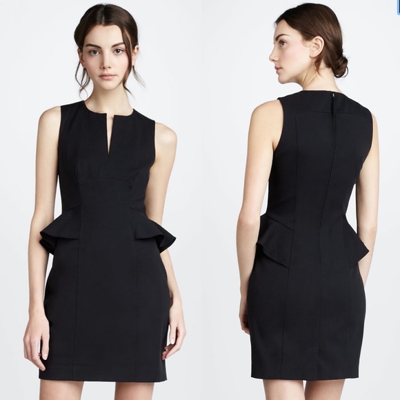 Rebecca Taylor Peplum Waist Dress - Picture 1 of 8